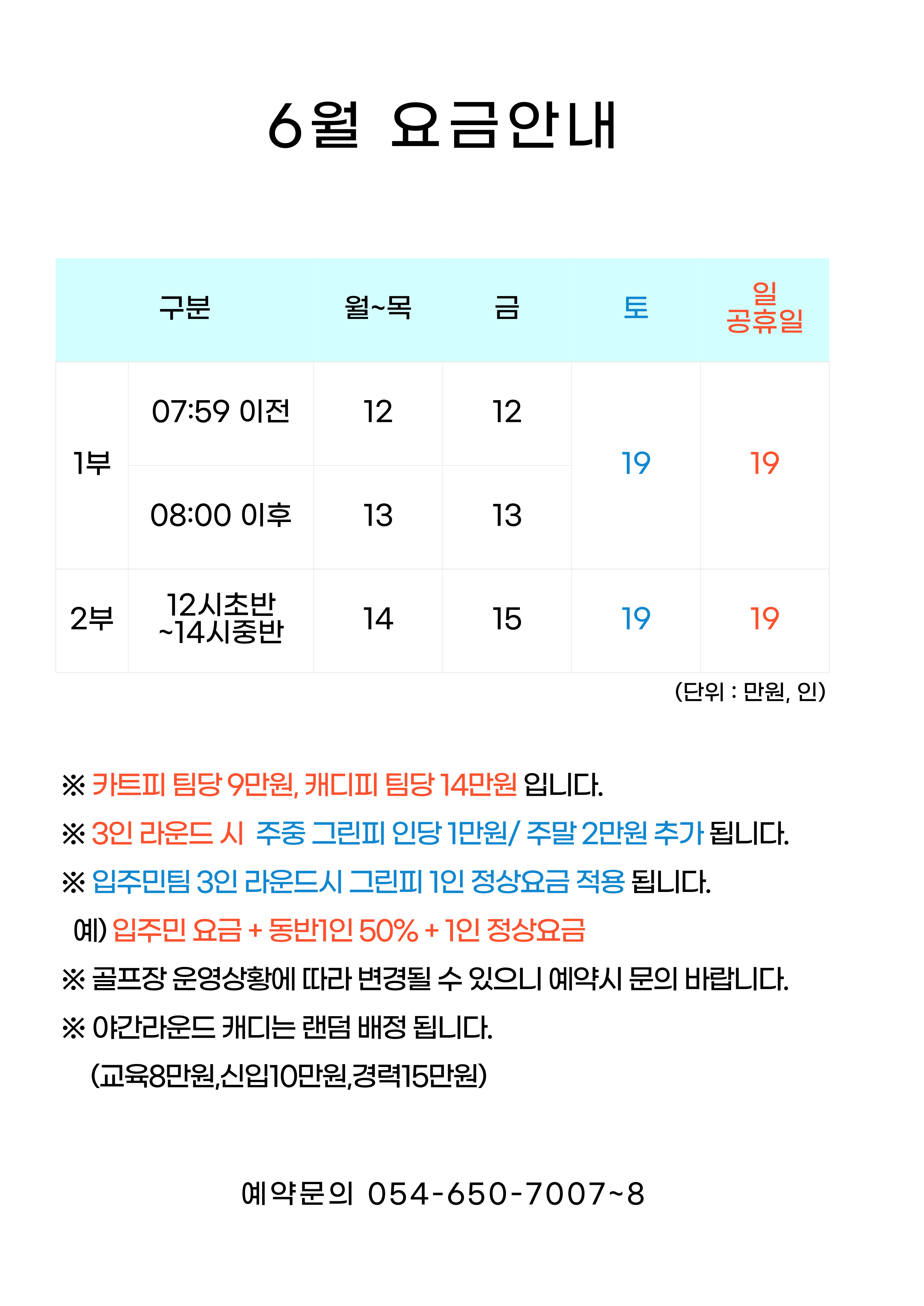 6월 그린피